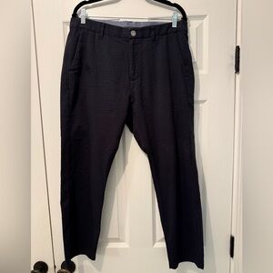Bonobos Seersucker Blue & Black Pants